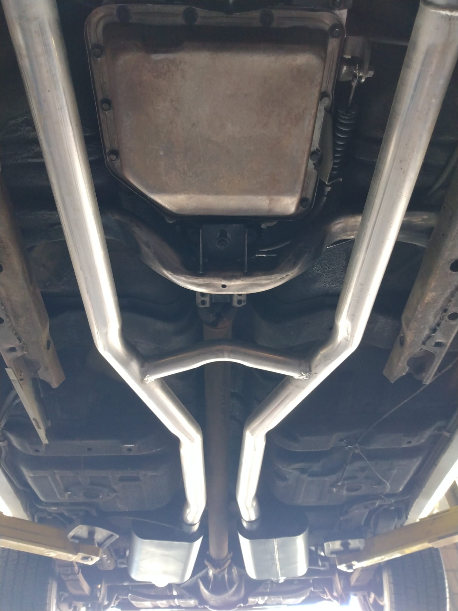 Dual muffler system