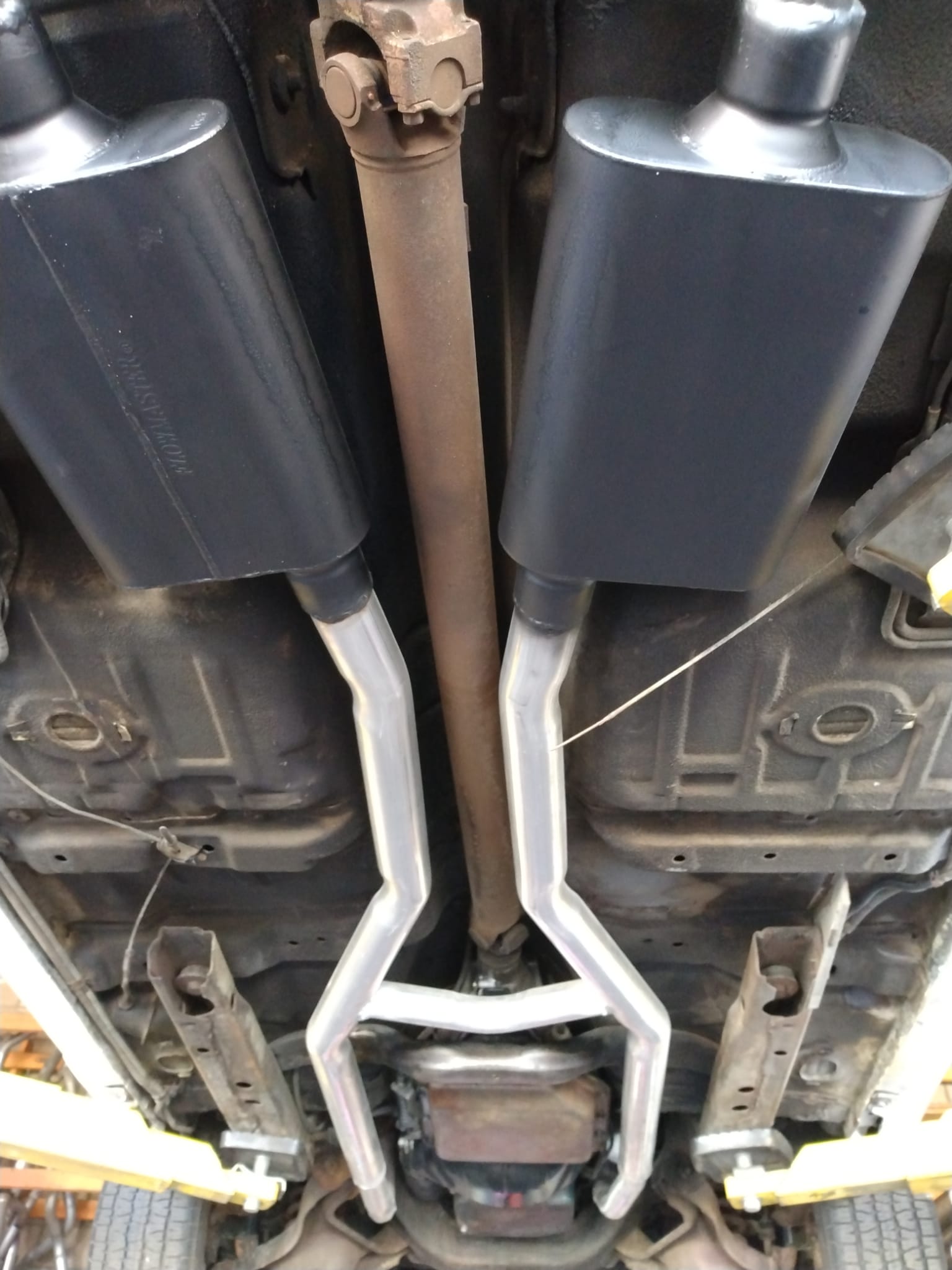 Custom exhaust piping
