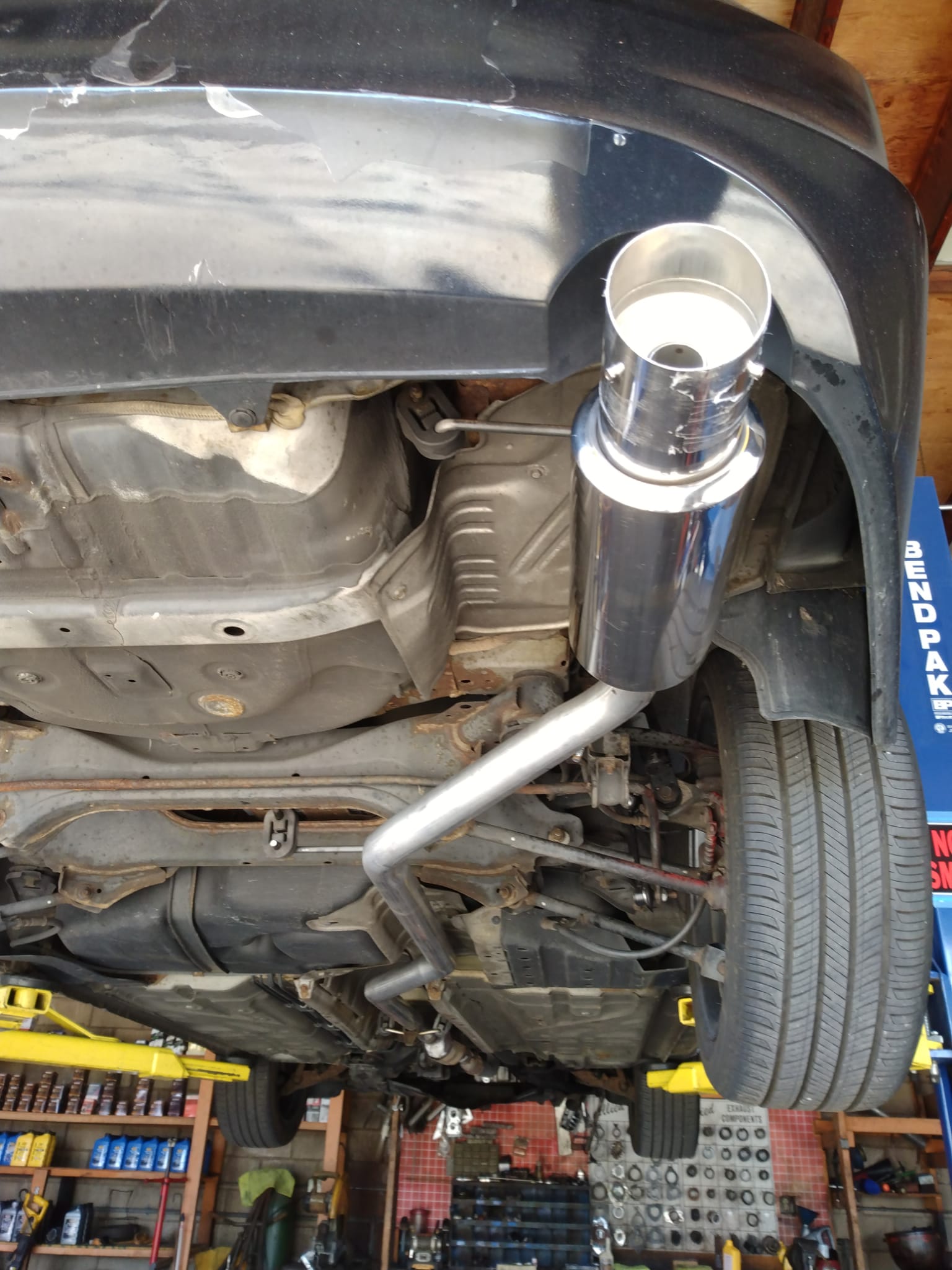 Chrome exhaust tip